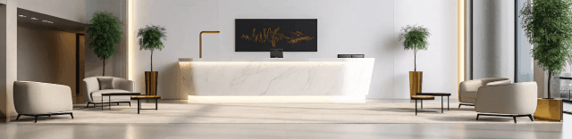 Elevate Your Space with Luxury Reception Desks: Design, Materials, and Functionality for a Lasting First Impression