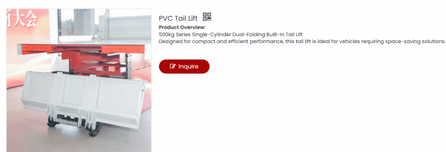 The Complete Guide to PVC Tail Lift: Innovation, Performance, and Versatility for Modern Logistics