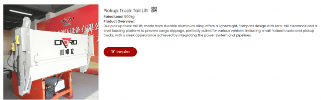 Enhancing Efficiency and Safety with the Pickup Truck Tail Lift: The Ultimate Loading Solution for Modern Transport