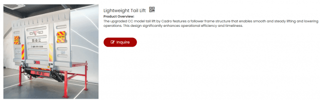 Lightweight Tail Lift: The Ultimate Solution for Modern Vehicle Loading Efficiency