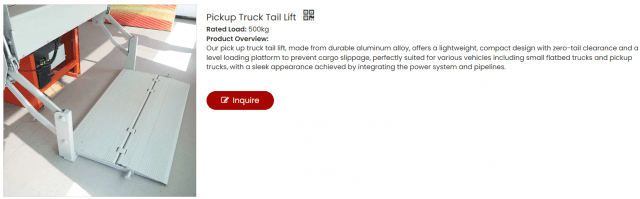 Revolutionizing Cargo Handling: The Modern Role of Pickup Truck Tail Lift Systems